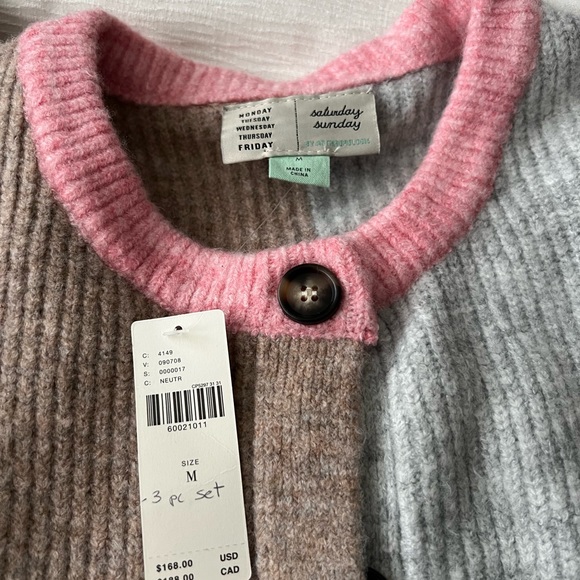 Anthropologie Saturday Sunday 3 puece lounge set - Picture 6 of 6